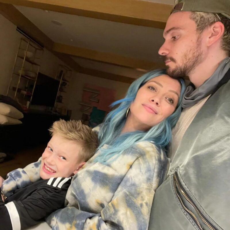 Pregnant Hilary Duff Colors Her Hair Blue Ahead of Baby's Arrival